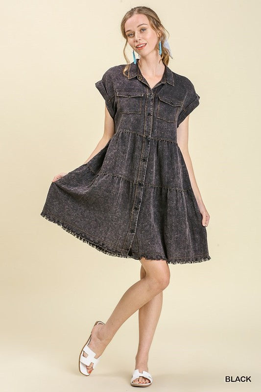 BASIC BLACK JEAN DRESS
