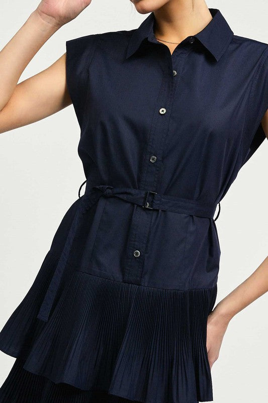 AMADEA PLATED DRESS