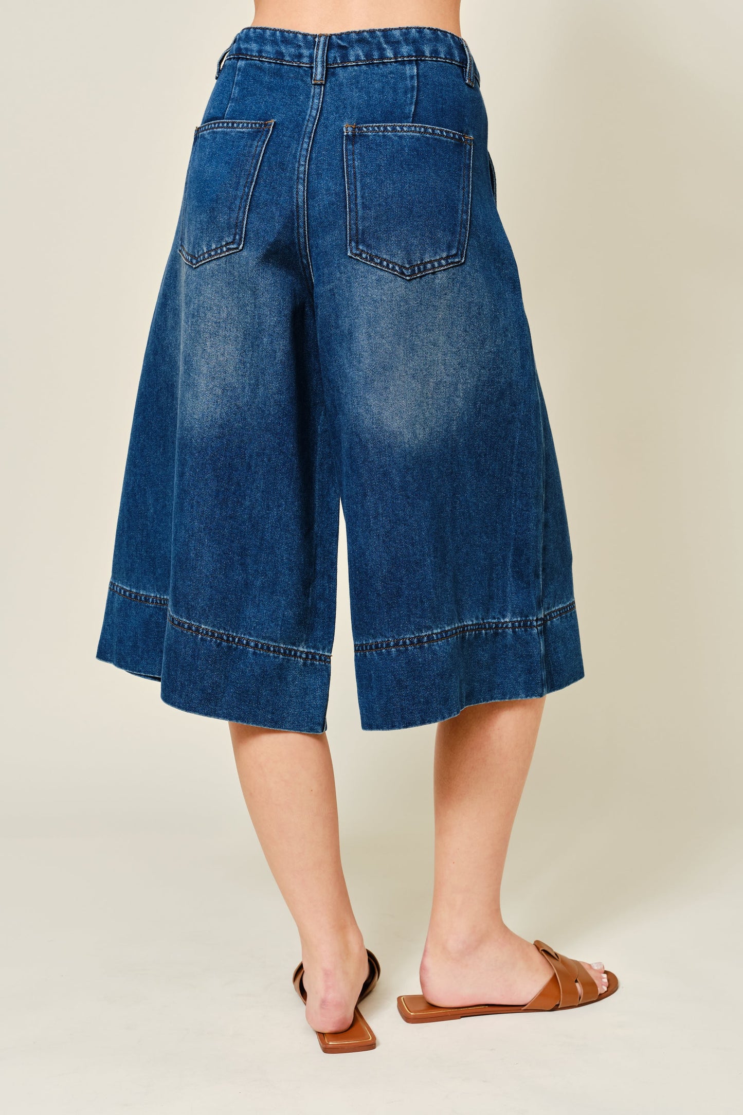 SLAY DENIM BERMUDAS