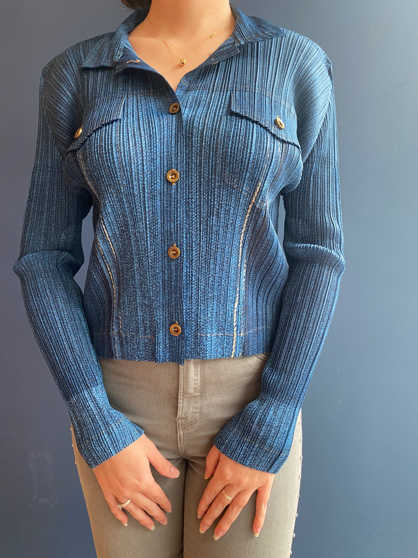KATRINA DENIM TOP