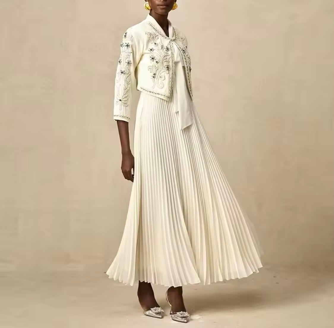 INDIRA WHITE DRESS