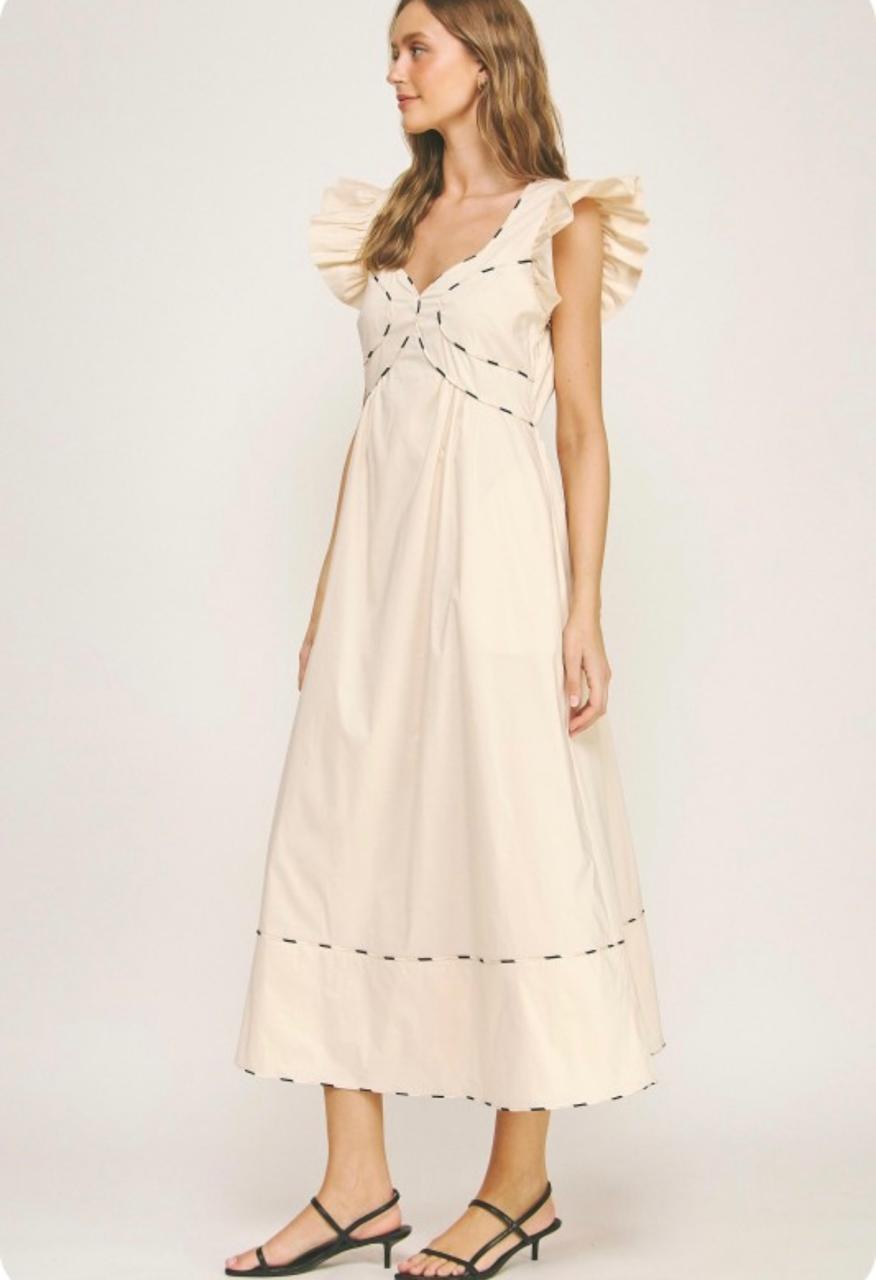 ALLUETTE MIDI DRESS