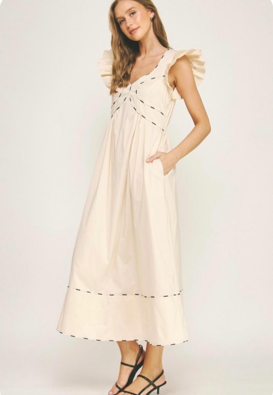 ALLUETTE MIDI DRESS