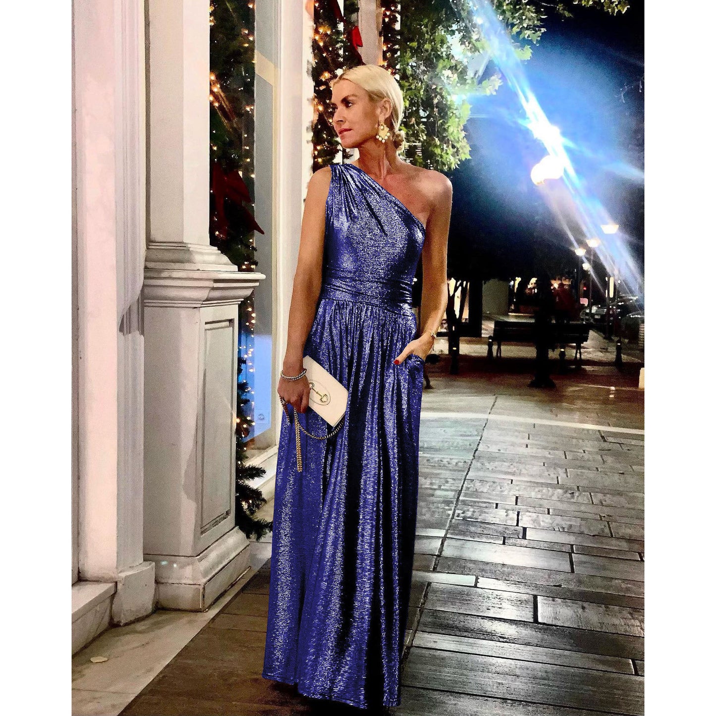 CARINA ONE SHOULDER DRESS
