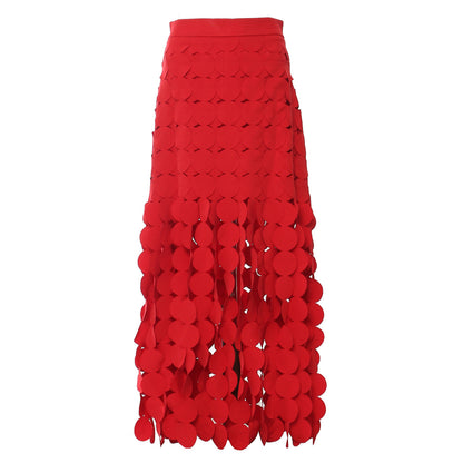THE CIRCLED LONG SKIRT