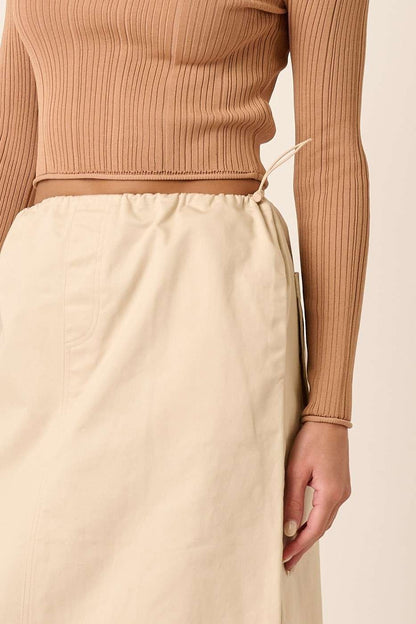 ELASTIC WAISTBAND SKIRT