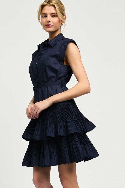 AMADEA PLATED DRESS