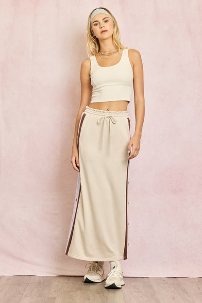 TERRY MAXI SKIRT