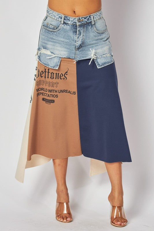 SCREEN PRINT SKIRT