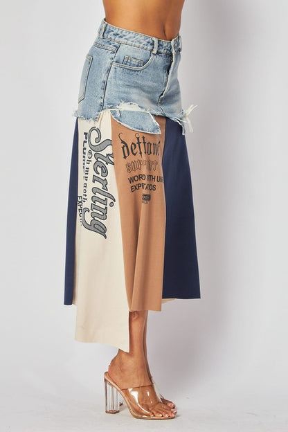 SCREEN PRINT SKIRT