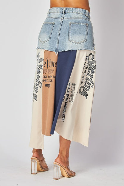 SCREEN PRINT SKIRT