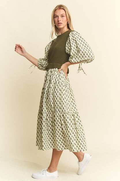 MARTINI MIX MEDIA DRESS
