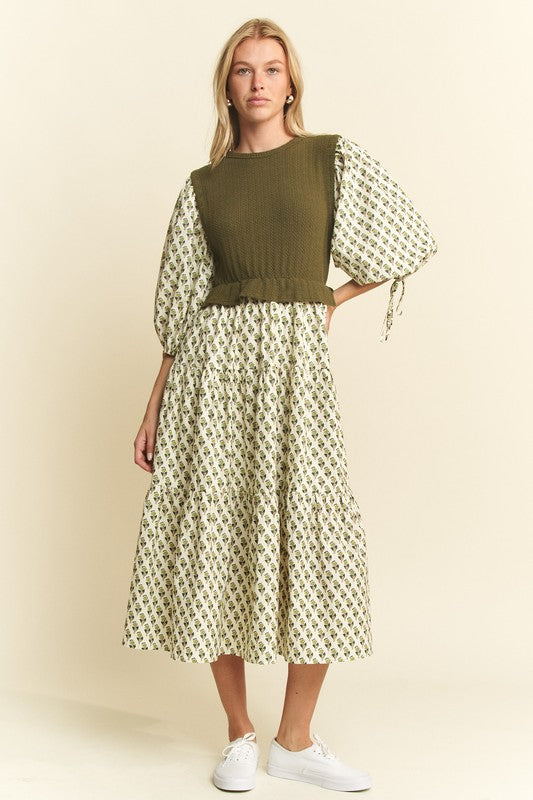 MARTINI MIX MEDIA DRESS