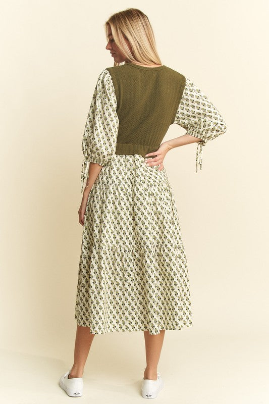 MARTINI MIX MEDIA DRESS