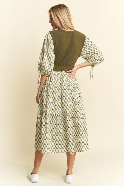 MARTINI MIX MEDIA DRESS