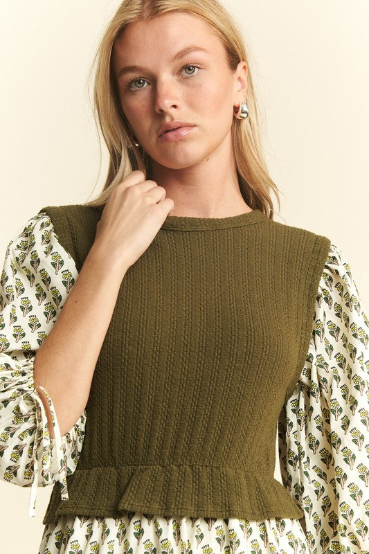 MARTINI MIX MEDIA DRESS