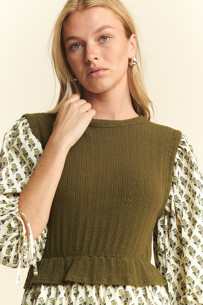 MARTINI MIX MEDIA DRESS