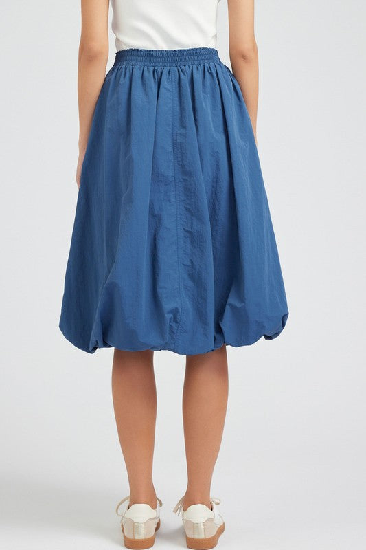 BALLON BUBBLE MIDI SKIRT