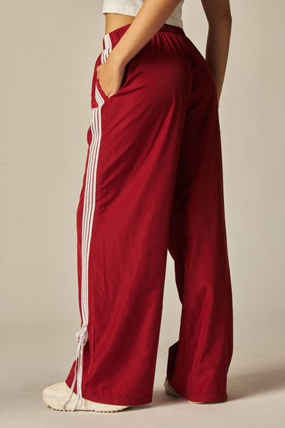 RIBBON TIE TRACK PANTS