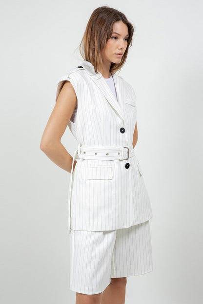 STRUCTURED BERMUDA SET