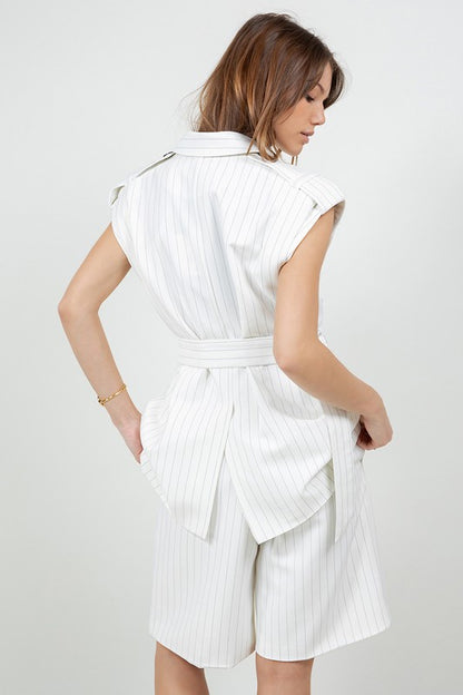STRUCTURED BERMUDA SET