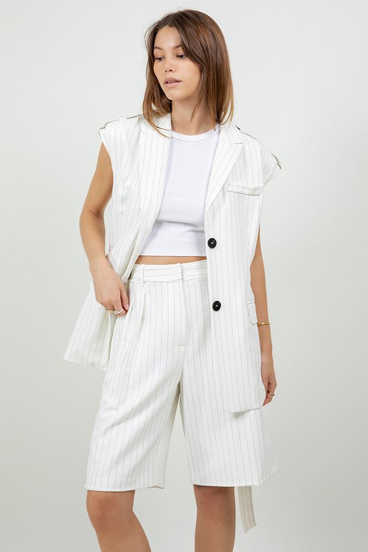 STRUCTURED BERMUDA SET
