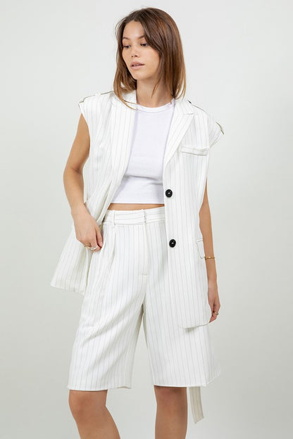 STRUCTURED BERMUDA SET