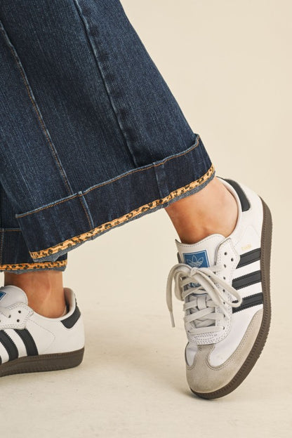 ROLL UP DENIM PANTS