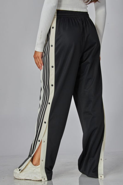 SIDE SNAP TRACK PANTS