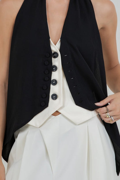 DECONSTRUCTED VEST