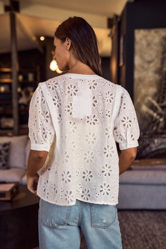 LACE GARDEN TOP