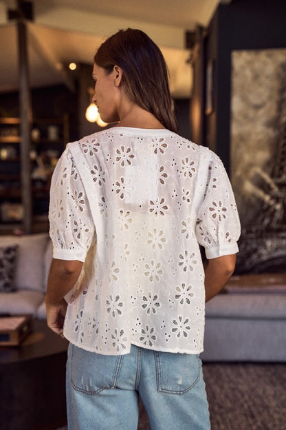 LACE GARDEN TOP