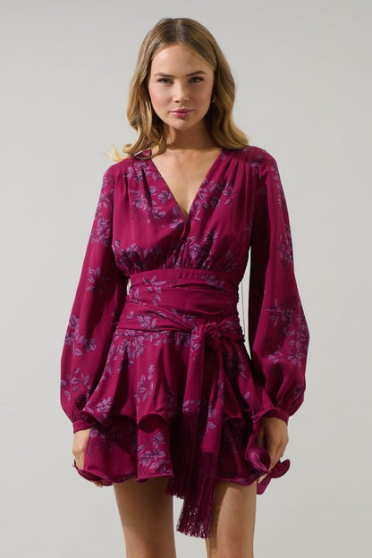 MAGENTA LOVE DRESS