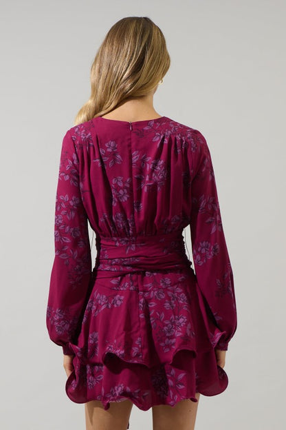 MAGENTA LOVE DRESS
