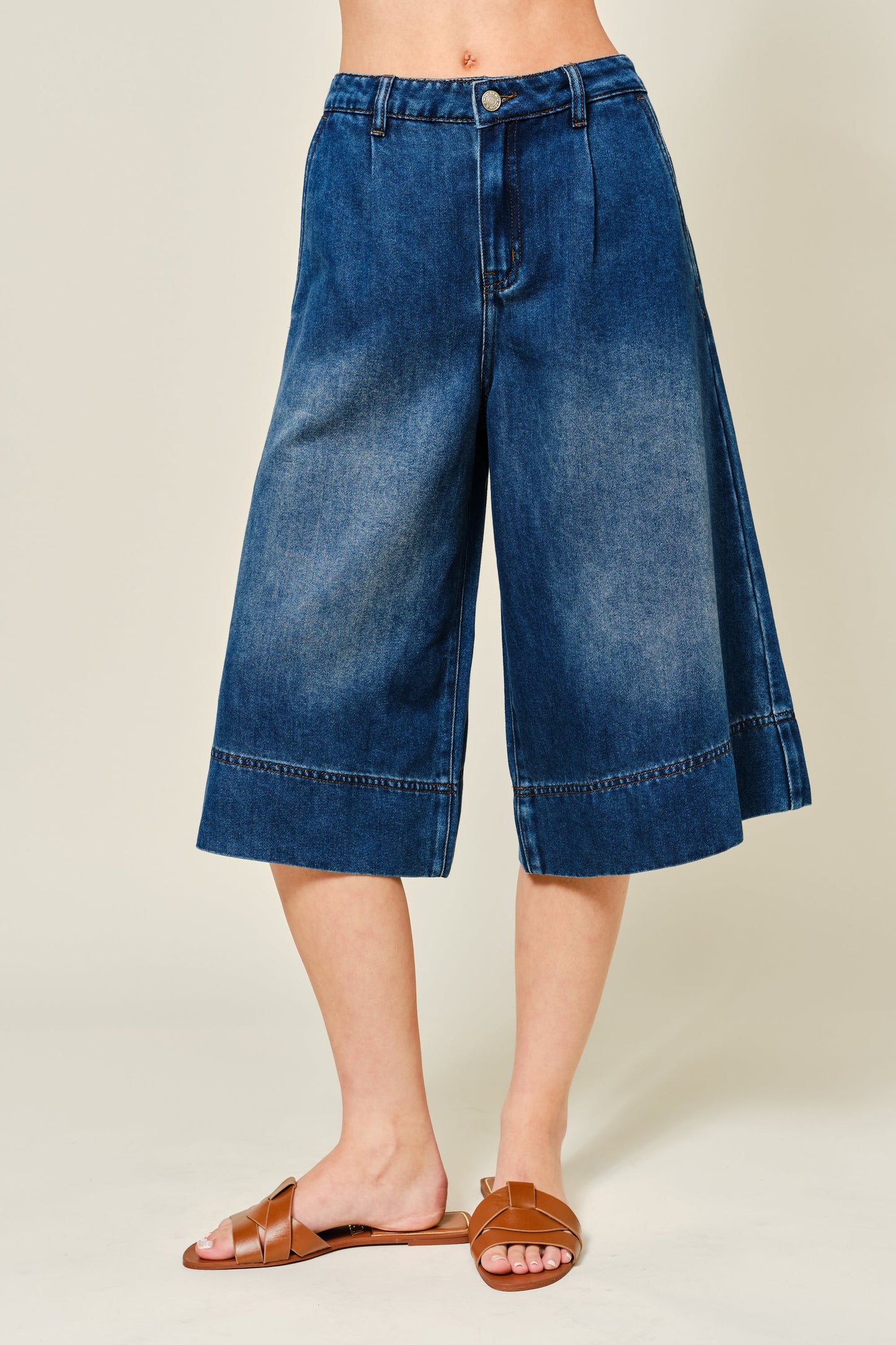SLAY DENIM BERMUDAS