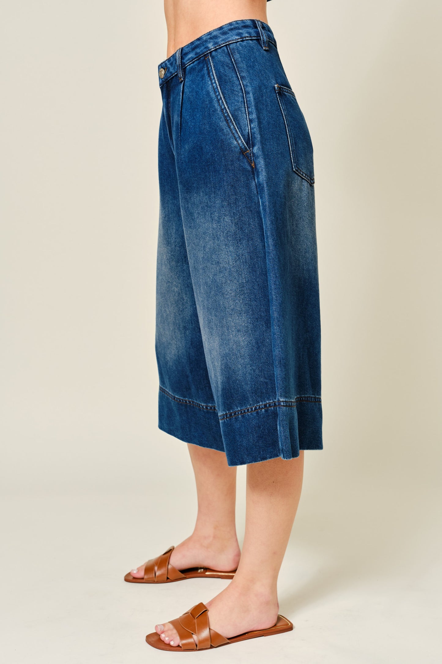 SLAY DENIM BERMUDAS