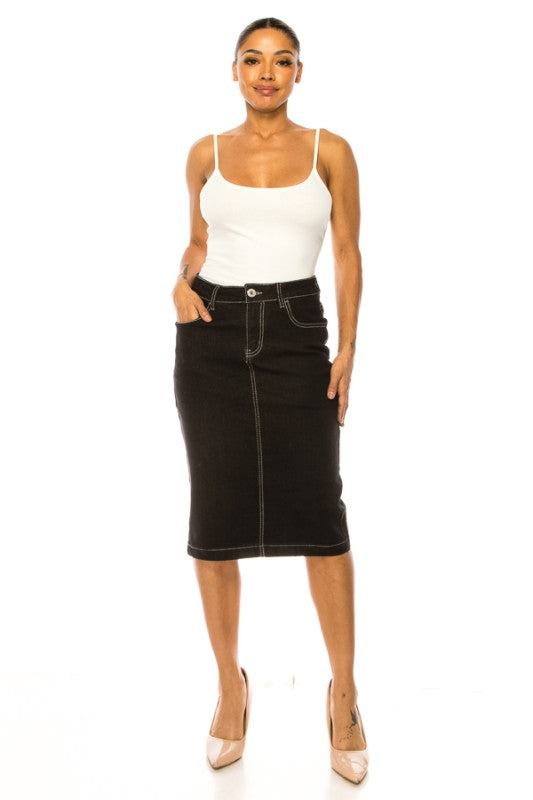 GOSSIP BLACK SKIRT