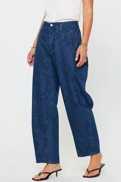 EMBROIDERY PATTERN JEANS