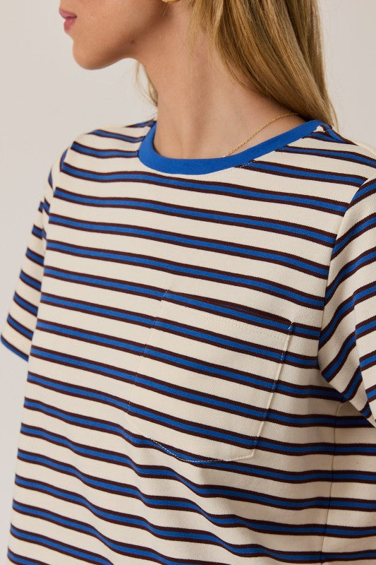 COMBO STRIPE T-SHIRT