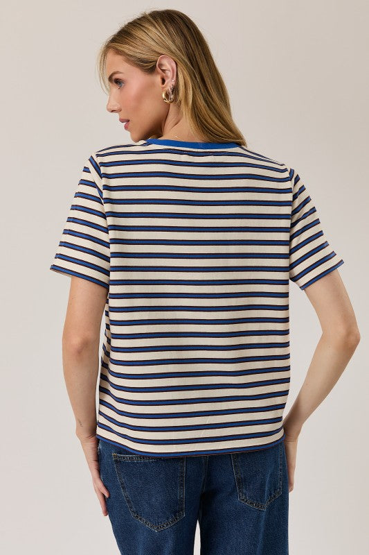 COMBO STRIPE T-SHIRT