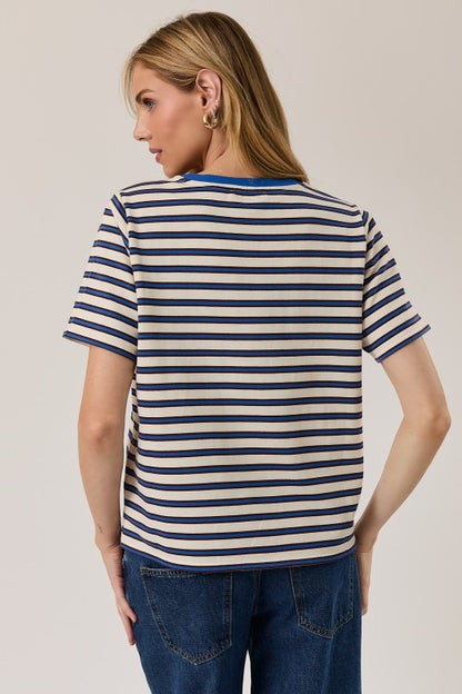 COMBO STRIPE T-SHIRT