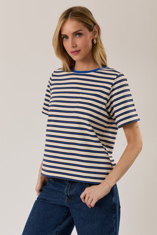 COMBO STRIPE T-SHIRT