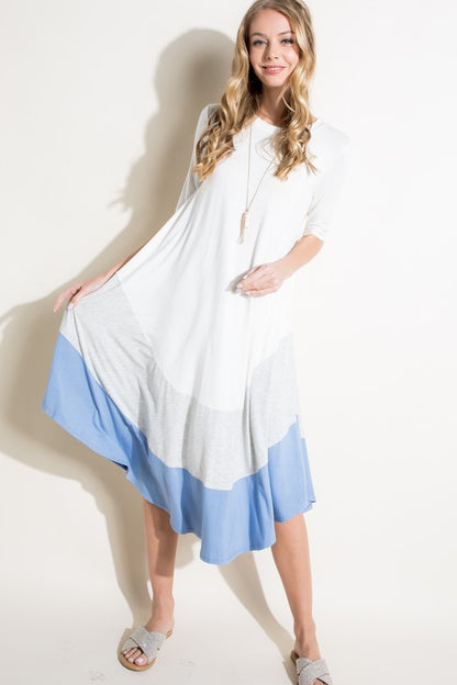 SWING MIDI DRESS