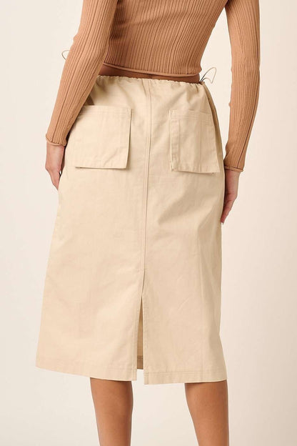 ELASTIC WAISTBAND SKIRT