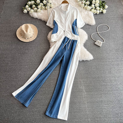 ZIP ME UP DENIM SET