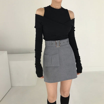 THE CUT OUT GLOVES TOP