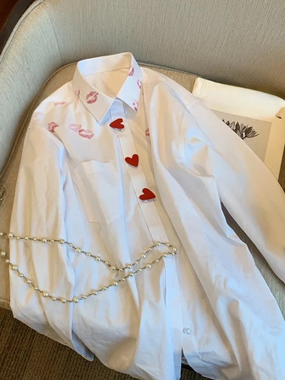 THE RED HEARTS SHIRT