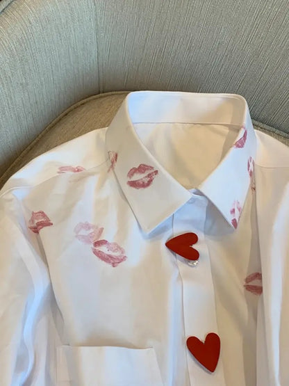 THE RED HEARTS SHIRT