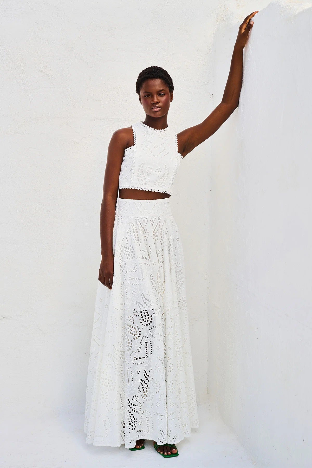 THE LACE CROP SET