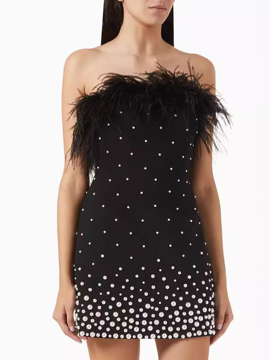 ARRAT FEATHERS DRESS